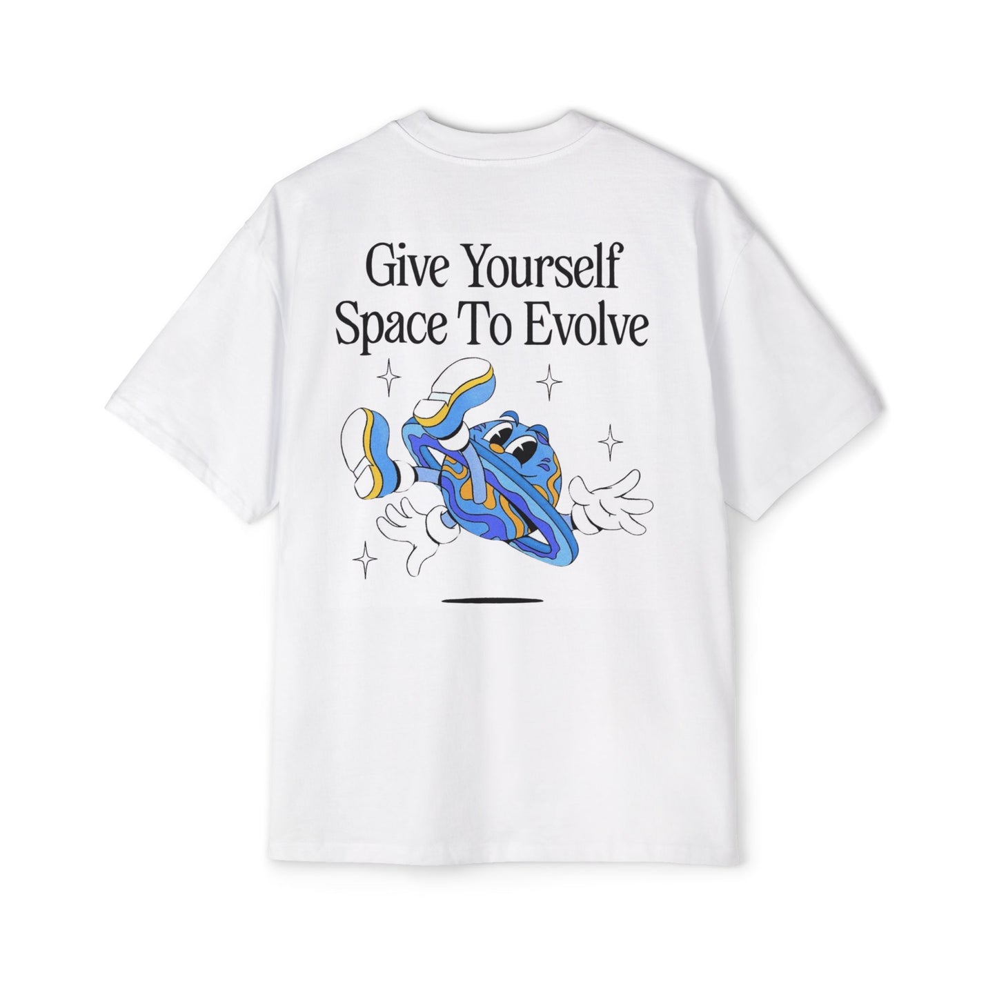 Give Yourself Space to Evolve oversized Tee